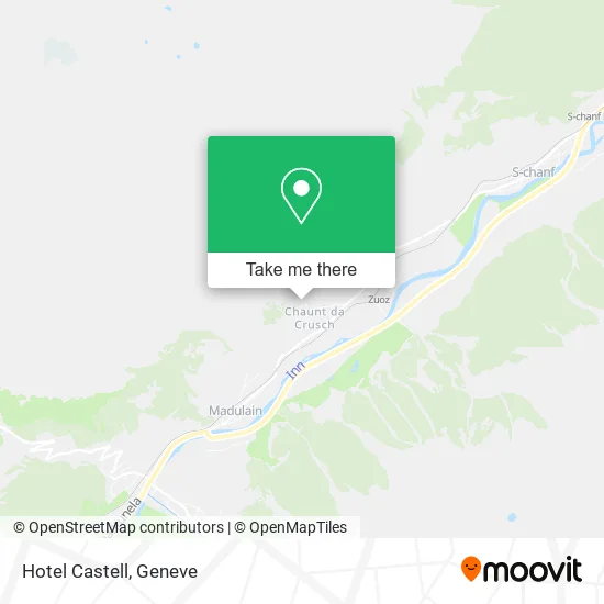 Hotel Castell map