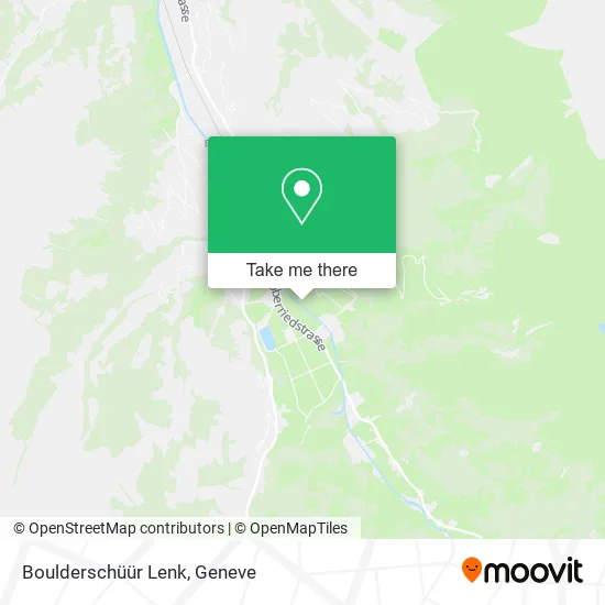 Boulderschüür Lenk map