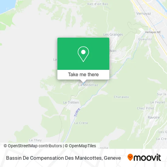 Bassin De Compensation Des Marécottes map