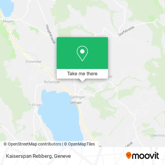 Kaiserspan Rebberg map