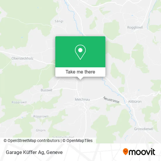 Garage Küffer Ag map