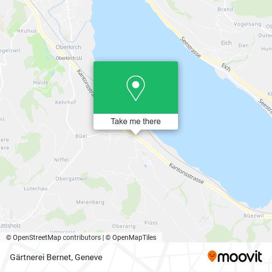Gärtnerei Bernet map