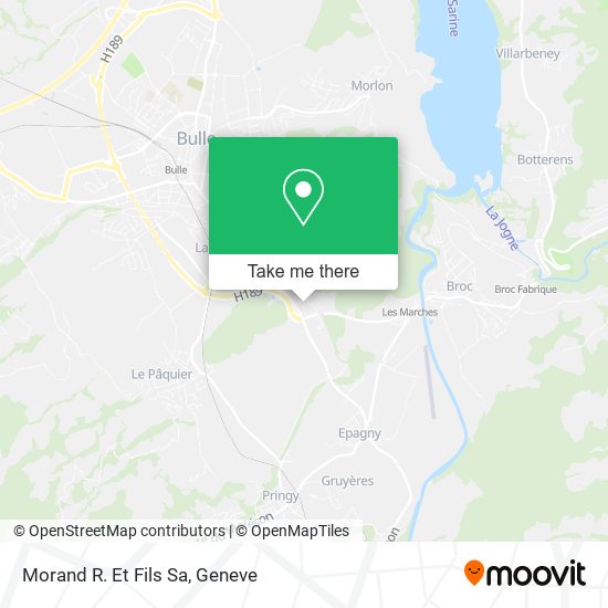 Morand R. Et Fils Sa map