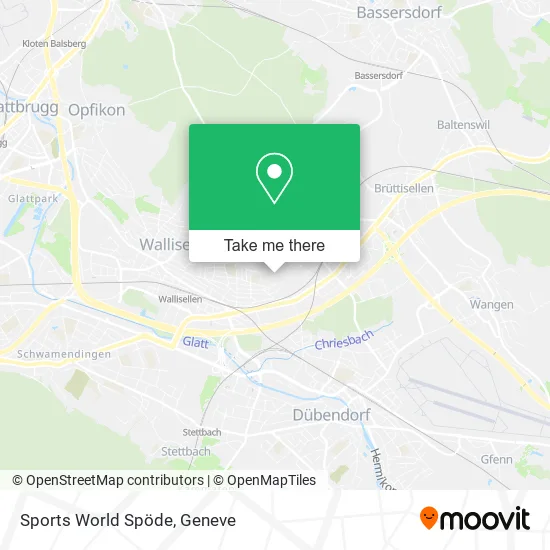 Sports World Spöde map