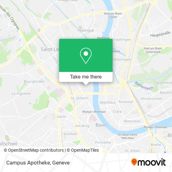Campus Apotheke map