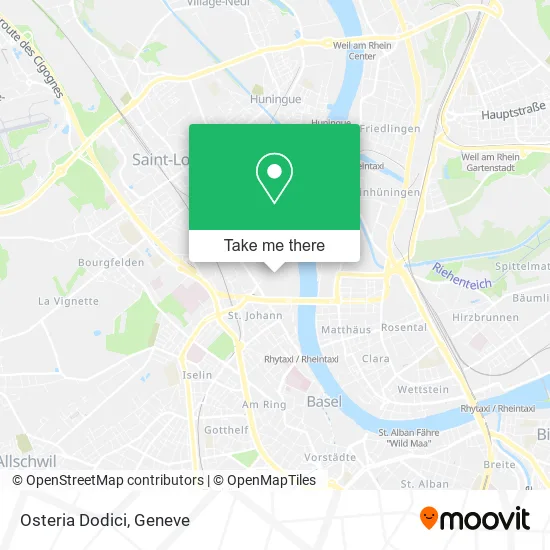 Osteria Dodici map