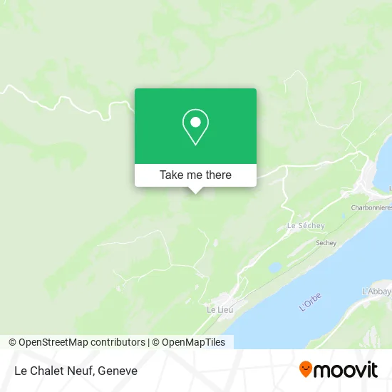 Le Chalet Neuf map