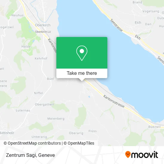Zentrum Sagi map
