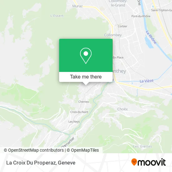 La Croix Du Properaz plan