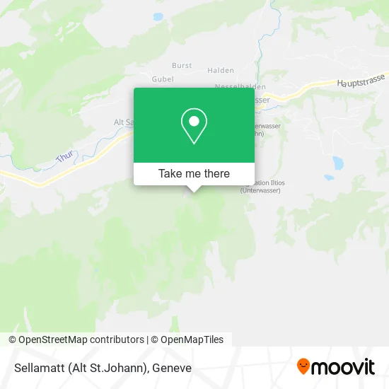 Sellamatt (Alt St.Johann) map