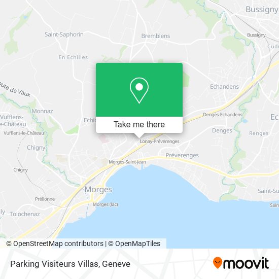 Parking Visiteurs Villas map