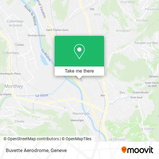 Buvette Aerodrome map