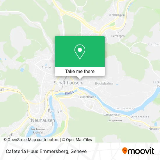 Cafeteria Huus Emmersberg map