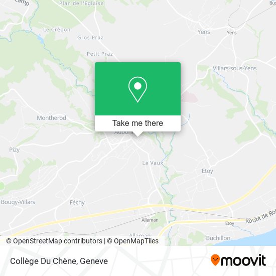 Collège Du Chène map