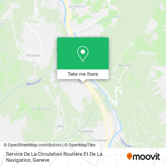 Service De La Circulation Routière Et De La Navigation map