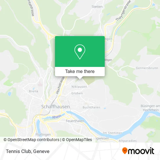 Tennis Club map