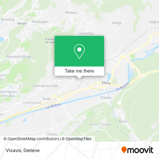 Visavis map