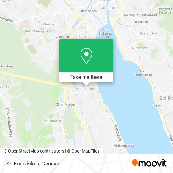 St. Franziskus map