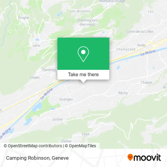 Camping Robinson map