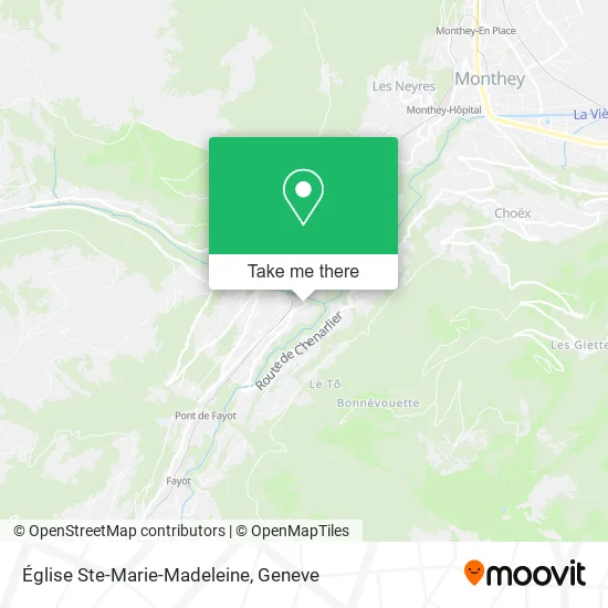 Église Ste-Marie-Madeleine plan