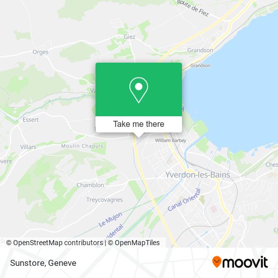 Sunstore map