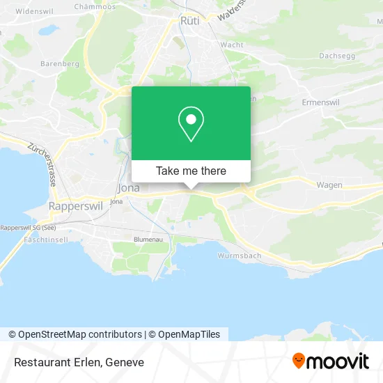 Restaurant Erlen map