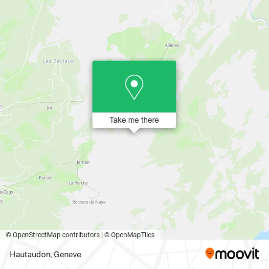 Hautaudon map