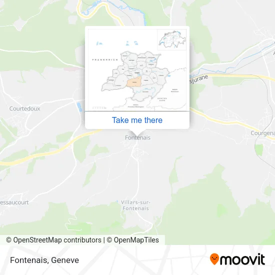 Fontenais map