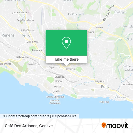 Café Des Artisans map