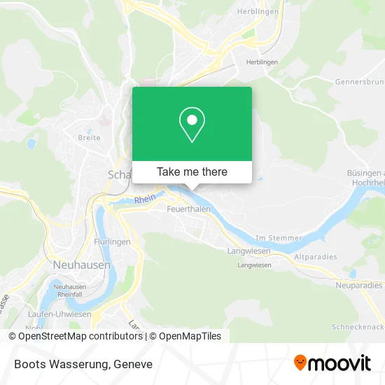 Boots Wasserung map