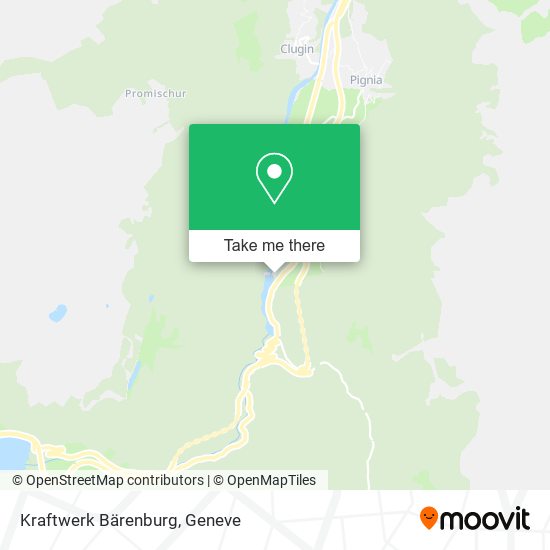 Kraftwerk Bärenburg map