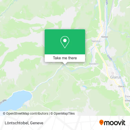 Löntschtobel map