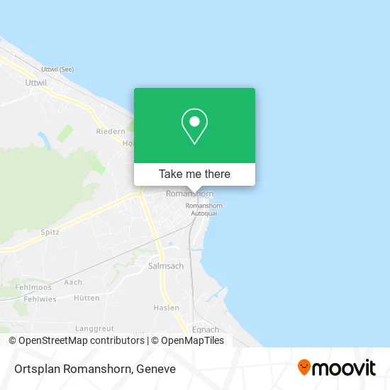 Ortsplan Romanshorn map