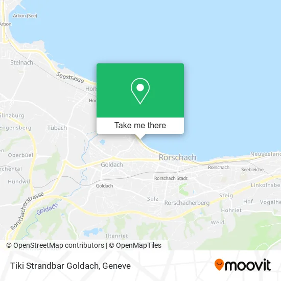 Tiki Strandbar Goldach map