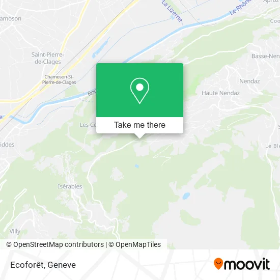 Ecoforêt map