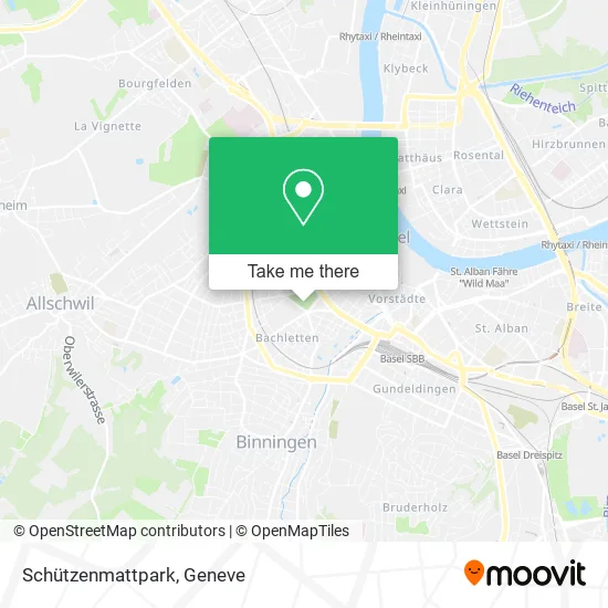 Schützenmattpark map
