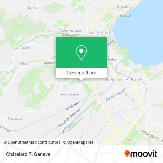 Châtelard 7 map