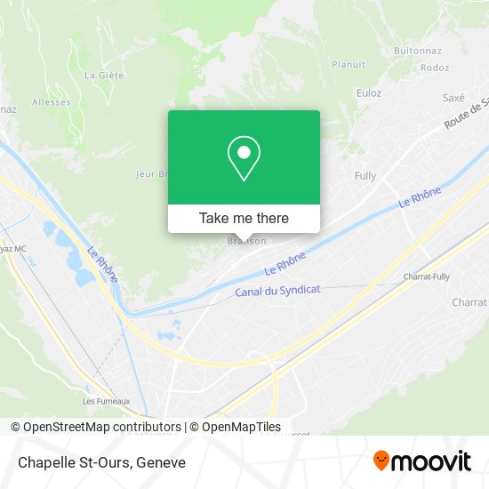 Chapelle St-Ours map