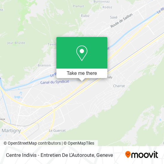 Centre Indivis - Entretien De L'Autoroute map