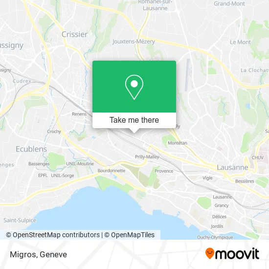 Migros map