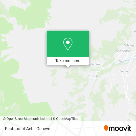 Restaurant Aebi map