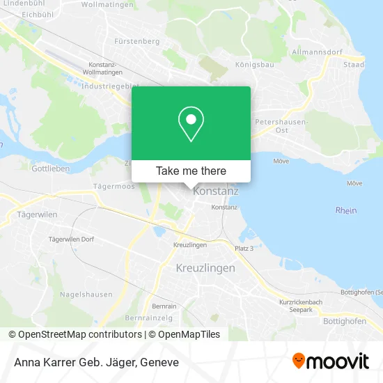 Anna Karrer Geb. Jäger map