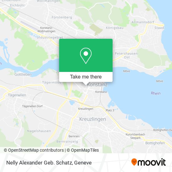 Nelly Alexander Geb. Schatz map