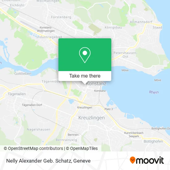 Nelly Alexander Geb. Schatz map