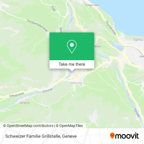 Schweizer Familie Grillstelle plan