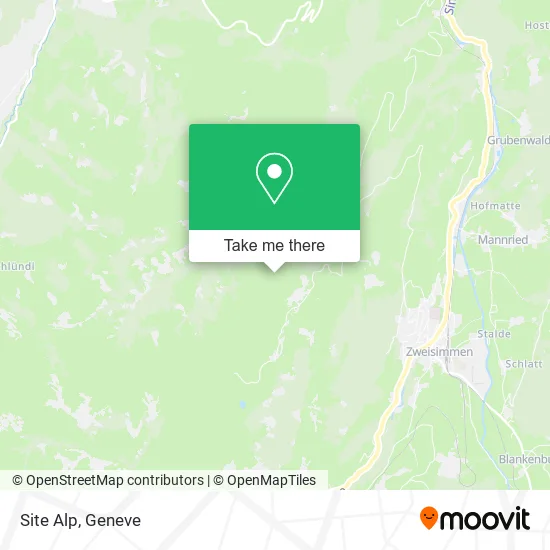 Site Alp map