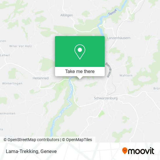 Lama-Trekking map