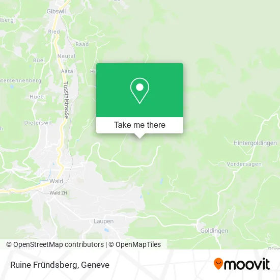 Ruine Fründsberg map