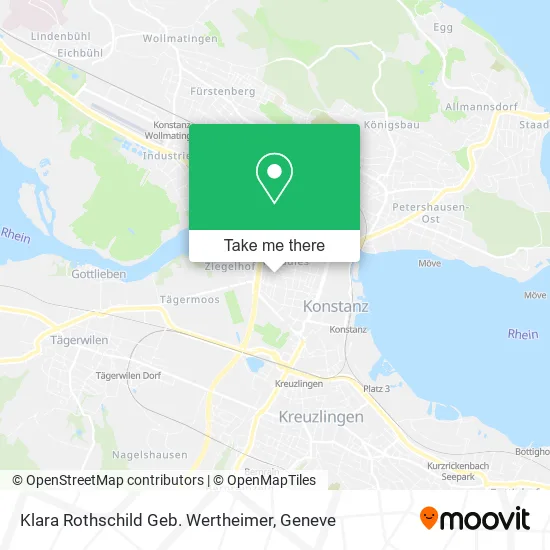 Klara Rothschild Geb. Wertheimer map