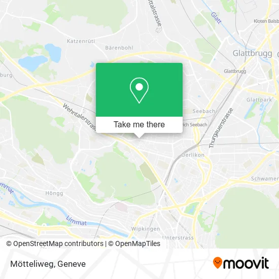 Mötteliweg map